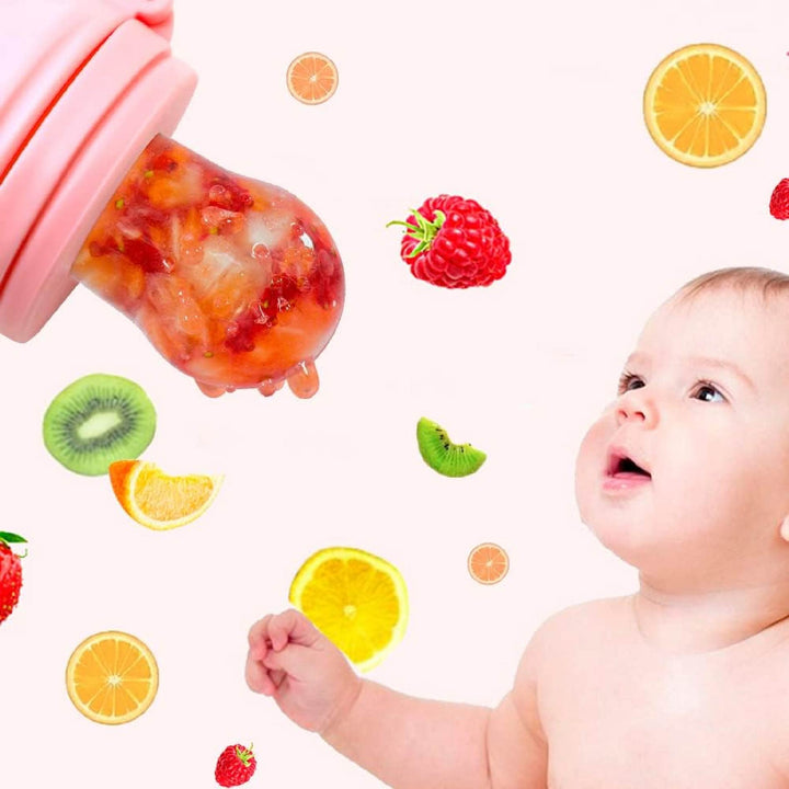 Chupo Alimentador de fruta para Bebes con Estuche